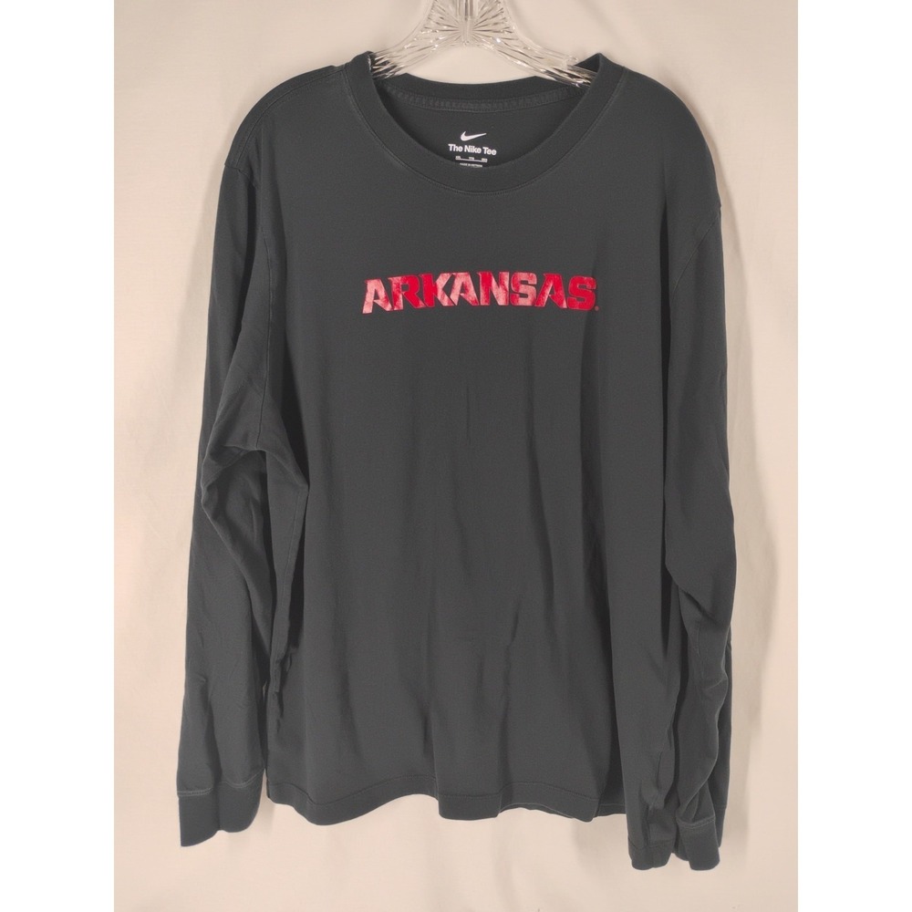 Nike Tee Arkansas‎ Razorbacks Mens XXL Long Sleeve Tshirt